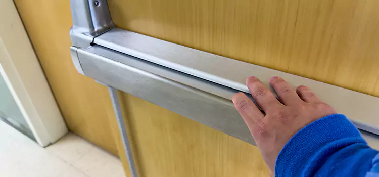Installing a Push Bar on a Door Brentwood